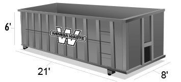 30 Cubic Yard Dumpster - Wemiga Waste